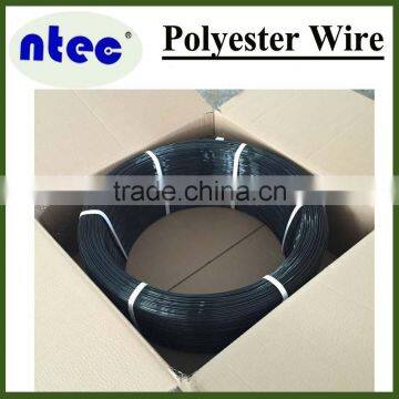 Polyester Wire 2.5mm Black, PET/Polyester Plasteel Wire for Greenhouse, High Strength Poly Wire for Vinyard Supporting photo-2