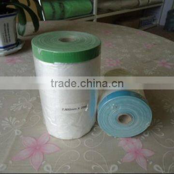 Auto Painting Pre-taped Masking Films(blue Cloth Tape or Paper Tape) photo-3