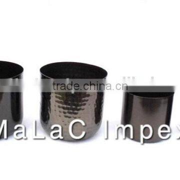 Matte Black Candle Cup With Logo Engraved Branding Black Candle Jar photo-2