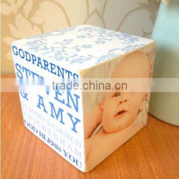 UV Printing on Wood Cube