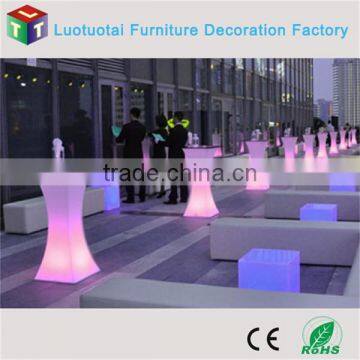 Illuminated Led Furniture/party/event Decorative Roman Pillars Led Cocktail Table photo-6