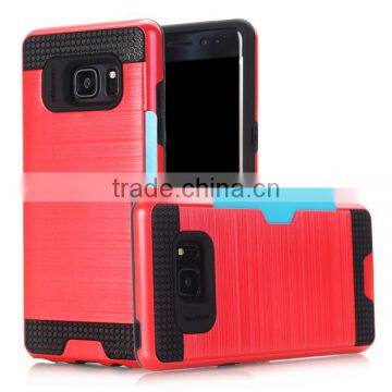 Drawbench Phone Case With Card Slot Phone Hull TPU + PC Material Back Cover for Samsung Note 7 photo-3