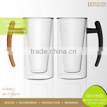 Interesting New Products Glass Creative Couple Mug Cup photo-3