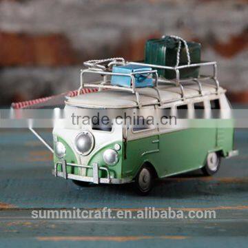 American Tourist Bus Vintage Metal Car Model photo-4