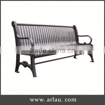 Arlau Cheap Commercial Restaurant Furniture For Sale,Outdoor Metal Bench,Garden Wrought Iron Bench