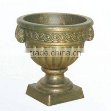 Trade Assurance Cast Iron planter Garden decorative flower pot