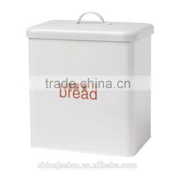 Airtight Retro Enamel Steel Bread Bin Biscuit Tin Tea/Coffee/Sugar Canisters Set of 5 photo-4