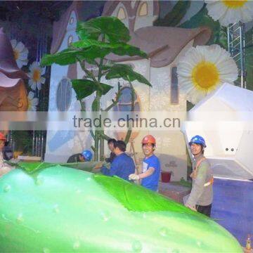 Shanghai World Exposition halloween decorative cheap 2m height Artificial big canned fruits green sweet East melon EC08 0410