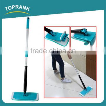 Toprank Floor Mop Cleaning Aluminium Handle Swift Microfiber Flat Catch Mop Squeeze Twist Mop