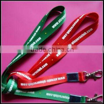 Adjustable Polyester Woven Lanyard/Promotional Neck Lanyard