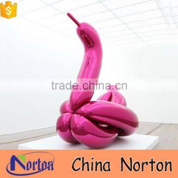 famous sculpture replica 316 stainless steel balloon swan NTS-605X