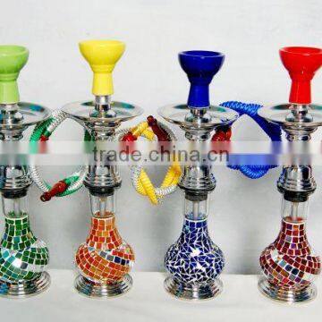 coloured glass hookah shisha set for sale