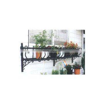 wrought iron window box