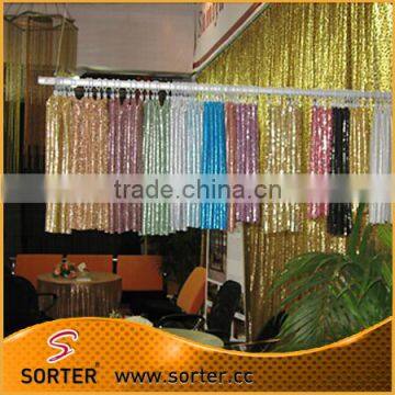 Aluminum Alloy Metal Sequin Fabric Fly Screen photo-5