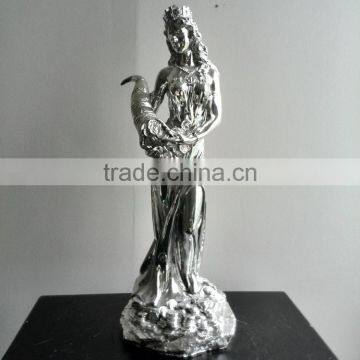 FRP pretty girl statue