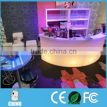 Personality furniture luminous LED bar cashier combination counter high table