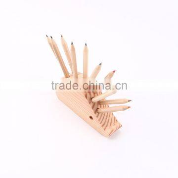 Novelty Wooden Hedgehog Pencil Holder photo-3