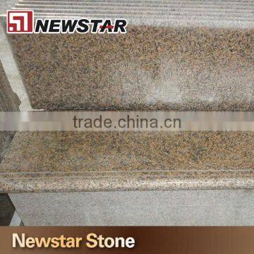 Polished Chrysanthemum Yellow Granite Staircase photo-2