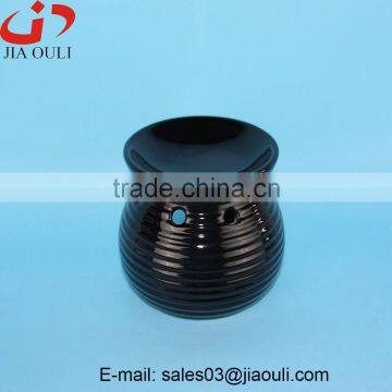 Wholesale Aroma Burner Black and White Ceramic Oil Warmers, Incense Holder photo-2