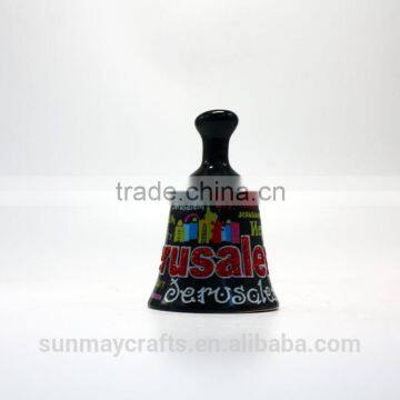 Wholesale Custom High Quality Jerusalem Souvenir Ceramic Bell for Sale photo-3