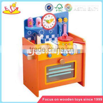 Wholesale Hot Sale Kids Wooden Microwave Oven Toy Interesting Wooden Microwave Oven Toy W10C047 photo-2