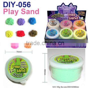 Colorful DIY Play Sand Toys for Kids