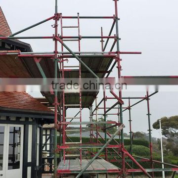 Classical steel kwikstage scaffolding in Iraq