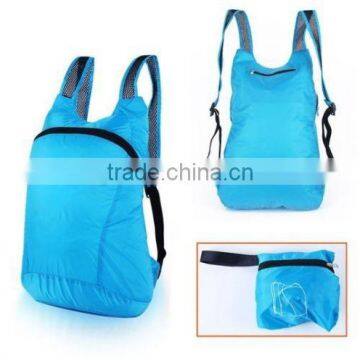 New Arrival Folding Sport Mountaineering Bag Foldable Nylon Camping Backpack Outdoor Hiking Backpacks photo-2