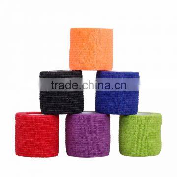 Tattoo Disposable Self-adhesive Elastic Bandage Handle Grip Tube for Body Art