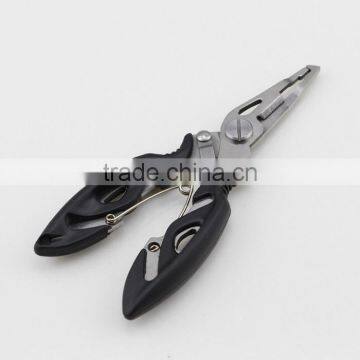 Black PP Handle Stainless Steel Straight Tip Multi Pliers