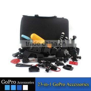 2016 Hot Selling Products Kit 23 in 1 Used for Gopros Heros 4 Accessories Bundle of Camera Cases photo-2