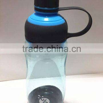 Blue Color Plastic Water Bottle With Handle
