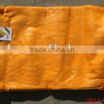 Potato tubular net mesh bags with drawstring