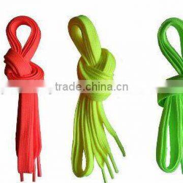 Blank polyester shoelaces