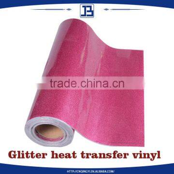 JiaBao high quality glitter heat transfer vinyl for T Shirt