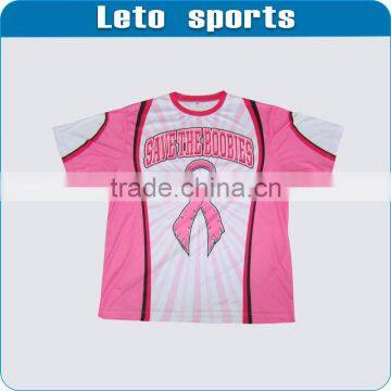 Create your personalize baseball jersey with mane and number pink