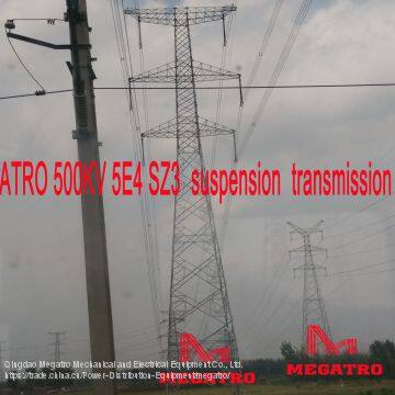 MEGATRO 500KV 5E4 SZ3 Suspension Transmission Tower photo-2