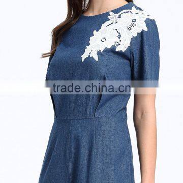 Domin Fashion Latest Denim Styles Jumpsuits Women 2016 photo-2