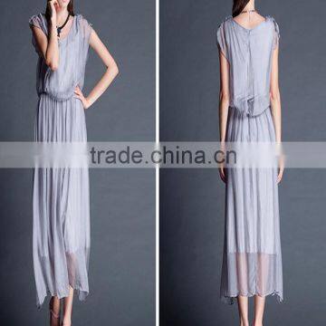 Sexy Wholesale Shenzhen Factory Woman Clothes Export Clothes Maxi Dress photo-4