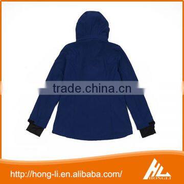 OEM Custom 100% Polyester Winter Warm Women Polar Fleece Jacket With Hood photo-2