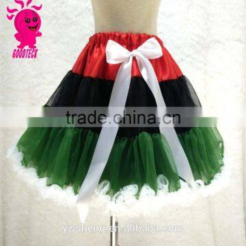 Sequin Hot Stitching Color High Quality Baby Girls Soft Fabrics Chiffon Tutu Pettiskirt photo-2