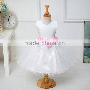 MGOO Gorgeous Children Girls Rose Red Ball Gown Fairy Dress 9 Years Waist Dress Festival Formal Pageant Dress C103 photo-2