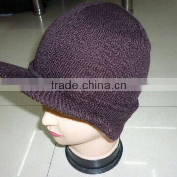 100% Acrylic Knitted Hat for Winter Season photo-4