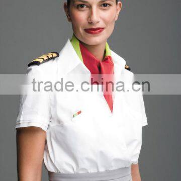 Best Quality 100% Cotton womens Pilot Shirt