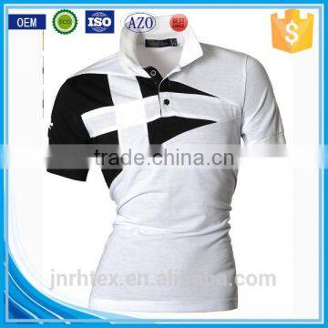 Trade assurance ring spun cotton fabric custom fake man polo t shirt different colors