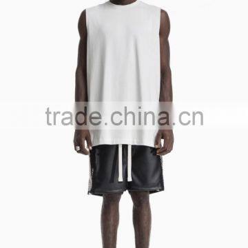 White Sleeveless t Shirt Latest t Shirt Design for Men photo-3