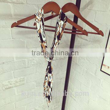 Fashion Ladies Scarves Colorful Printing Emulation Silk Tie Scarf for Women Bufandas Mujer 2016 photo-4