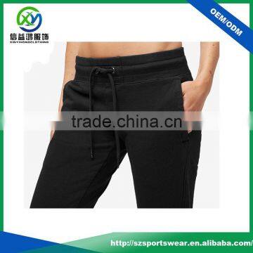 Latest Design Custom Made Black Color Women Elastic Waist Band Jogger Pants, Gym Pants Fitness photo-3