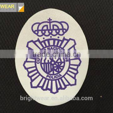 Relfective Chest Emblem Reflective Logo be Heated on Polo Shirt for Spain Market photo-2
