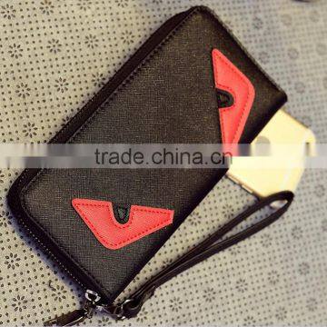 Black Red Fashion Leather Wallet/money Clip photo-5